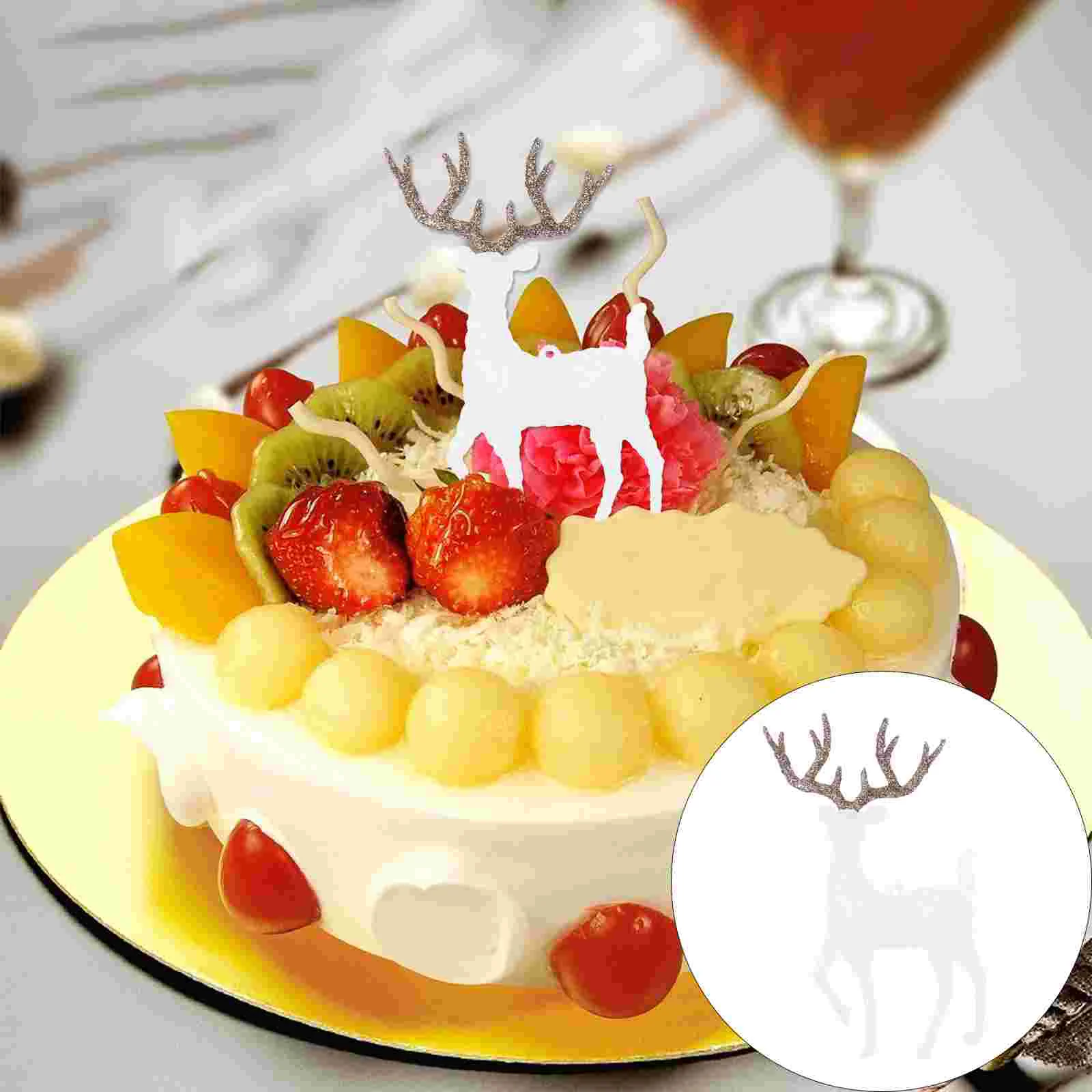 Deer Christmas Figurines Reindeer Cake Decor Mini Decoration White Decorations Ornament Animal Birthday Figures Figurine
Deer Christmas Figurines Reindeer Cake Decor Mini Decoration White Decorations Ornament Animal Birthday Figures Figurine