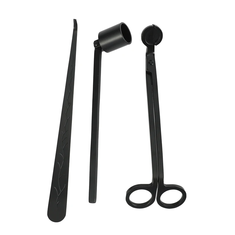 3Pcs Candle Accessory Set Candle Extinguisher Stainless Wick Cutter Trimmer Candle Snuffer Trimmer Tool Home Decor For Party Wed
3Pcs Candle Accessory Set Candle Extinguisher Stainless Wick Cutter Trimmer Candle Snuffer Trimmer Tool Home Decor For Party Wed