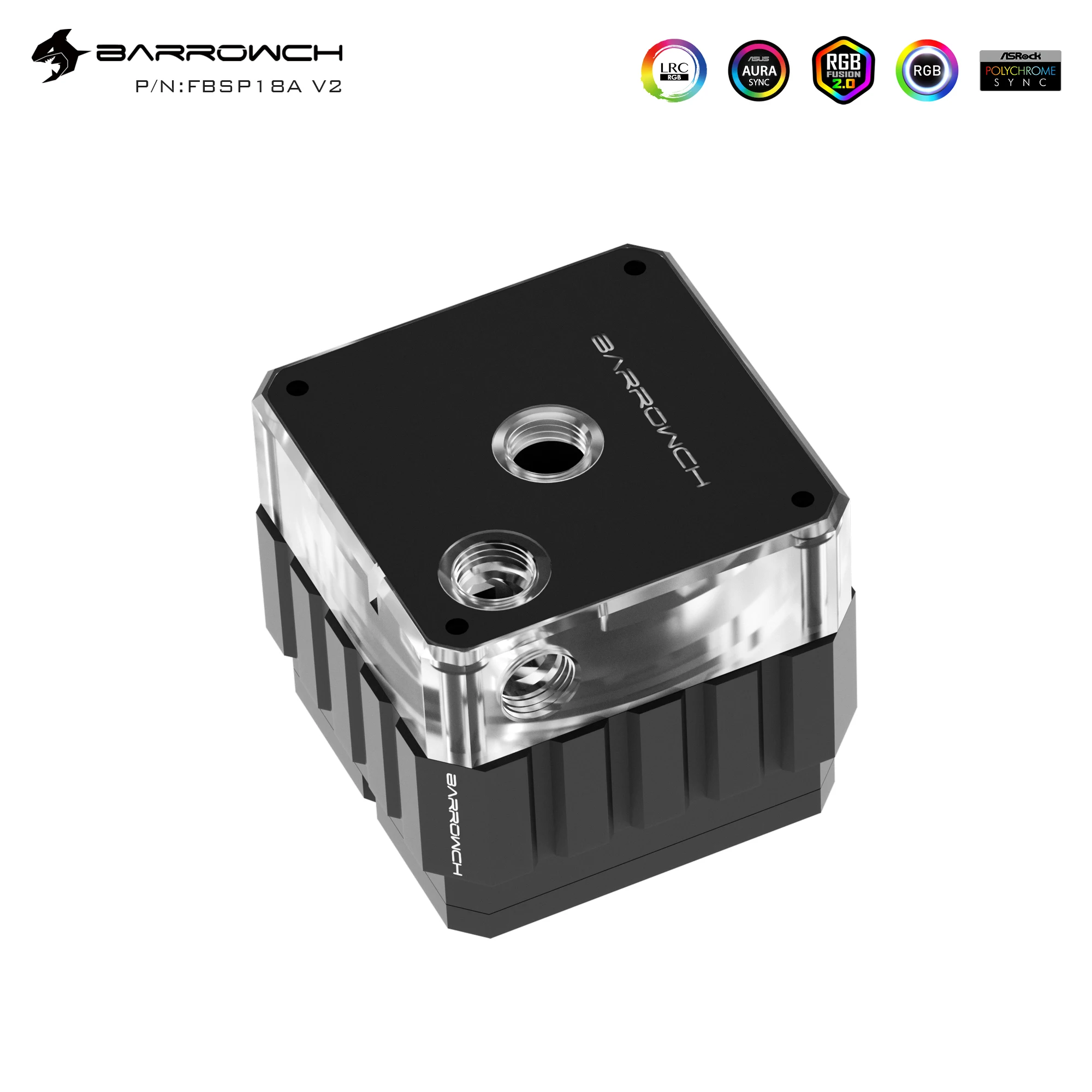 Barrow 18W D5 PWM Water Cooling Pump 4000 RPM Fast Heat Dissipation Computer Pump 12600L/H Flow 4Meters Head PC Pump FBSP18A V2
Barrow 18W D5 PWM Water Cooling Pump 4000 RPM Fast Heat Dissipation Computer Pump 12600L/H Flow 4Meters Head PC Pump FBSP18A V2