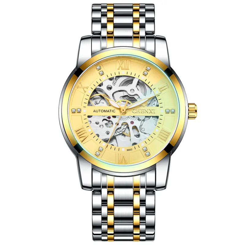 Часы наручные мужские механические, брендовые Роскошные водонепроницаемые деловые с кожаным ремешком из нержавеющей стали
Часы наручные мужские механические, брендовые Роскошные водонепроницаемые деловые с кожаным ремешком из нержавеющей стали