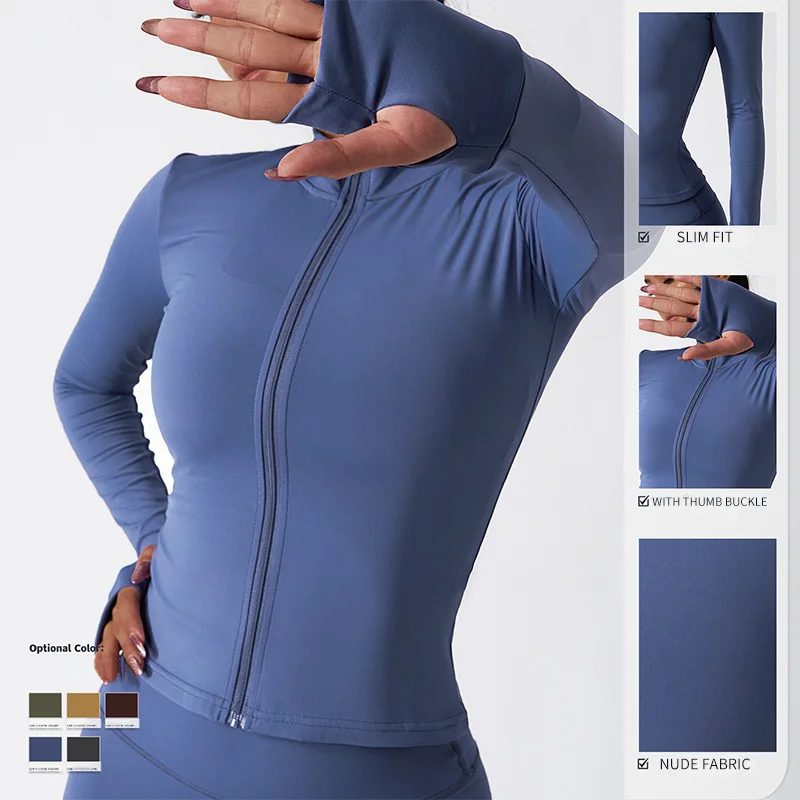 SALSPOR Woman Sports Top Quick Drying Long-Sleeve Female Clothes Fitness Jacket Outer Zipper Tight Slimming Summer Spring Tops
SALSPOR Woman Sports Top Quick Drying Long-Sleeve Female Clothes Fitness Jacket Outer Zipper Tight Slimming Summer Spring Tops