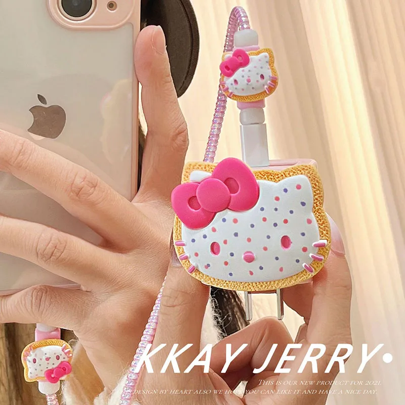 Kawaii Hellokittyed My Melody Cartoon Sanrio Data Cable Protection Rope Charger Protective Case Suitable for Iphone Cute Girls
Kawaii Hellokittyed My Melody Cartoon Sanrio Data Cable Protection Rope Charger Protective Case Suitable for Iphone Cute Girls