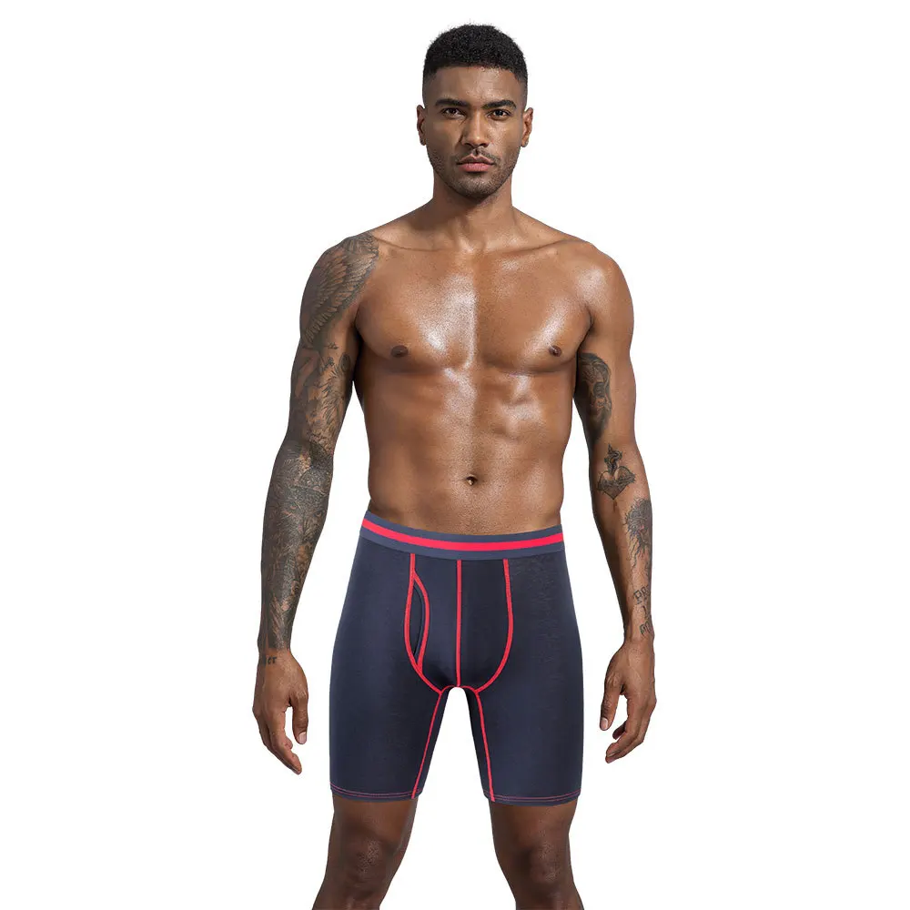 Men's Long Leg Boxer Underwear Cotton Man Underpants Male Boxershorts Breathable Fly Open Front Pouch Panties 2022
Men's Long Leg Boxer Underwear Cotton Man Underpants Male Boxershorts Breathable Fly Open Front Pouch Panties 2022