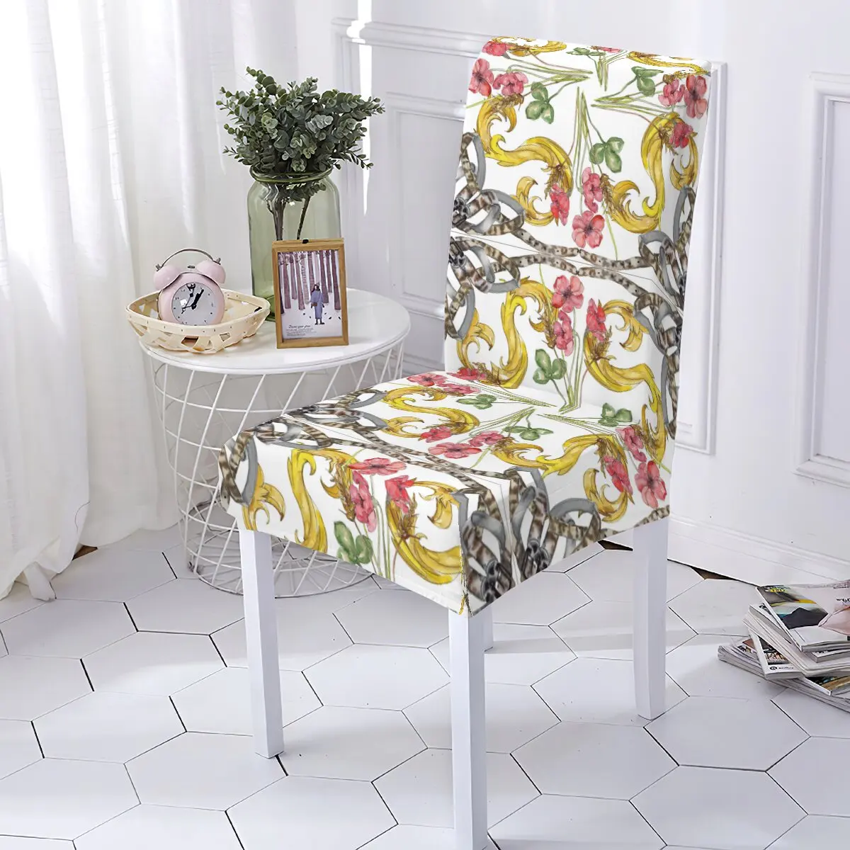 1PC Spandex Chair Cover Stretch Home Dining Elastic Floral Print Chair Covers Multifunctional Anti-dirty Spandex Elastic Cloth
1PC Spandex Chair Cover Stretch Home Dining Elastic Floral Print Chair Covers Multifunctional Anti-dirty Spandex Elastic Cloth