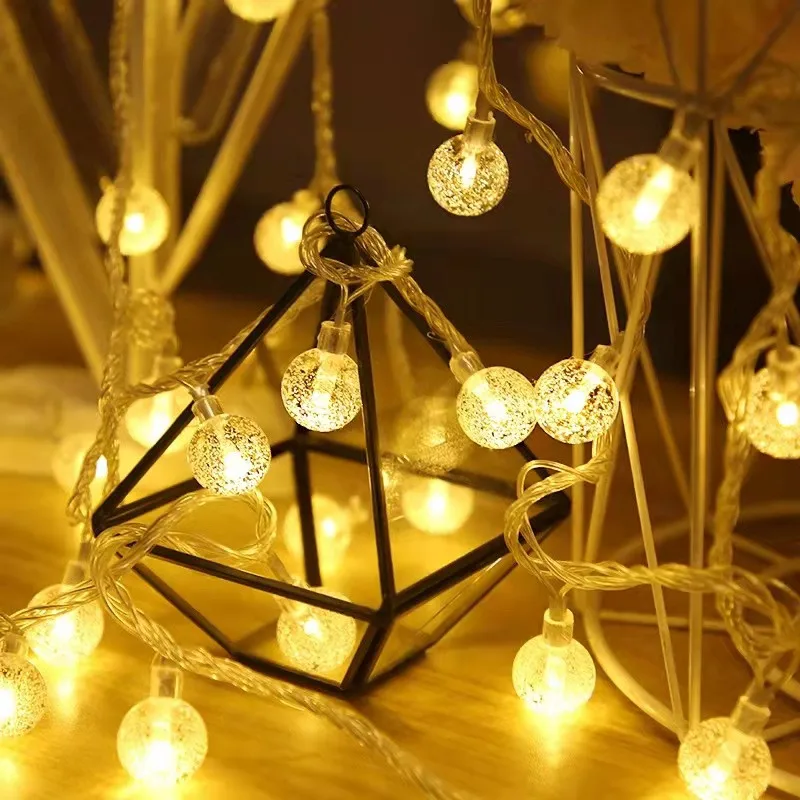 2/5/10/12M Bubble Balls LED Fairy String Lights Christmas Tree Decorations for Outdoor Wedding Room Garlands Battery/Solar Power
2/5/10/12M Bubble Balls LED Fairy String Lights Christmas Tree Decorations for Outdoor Wedding Room Garlands Battery/Solar Power
