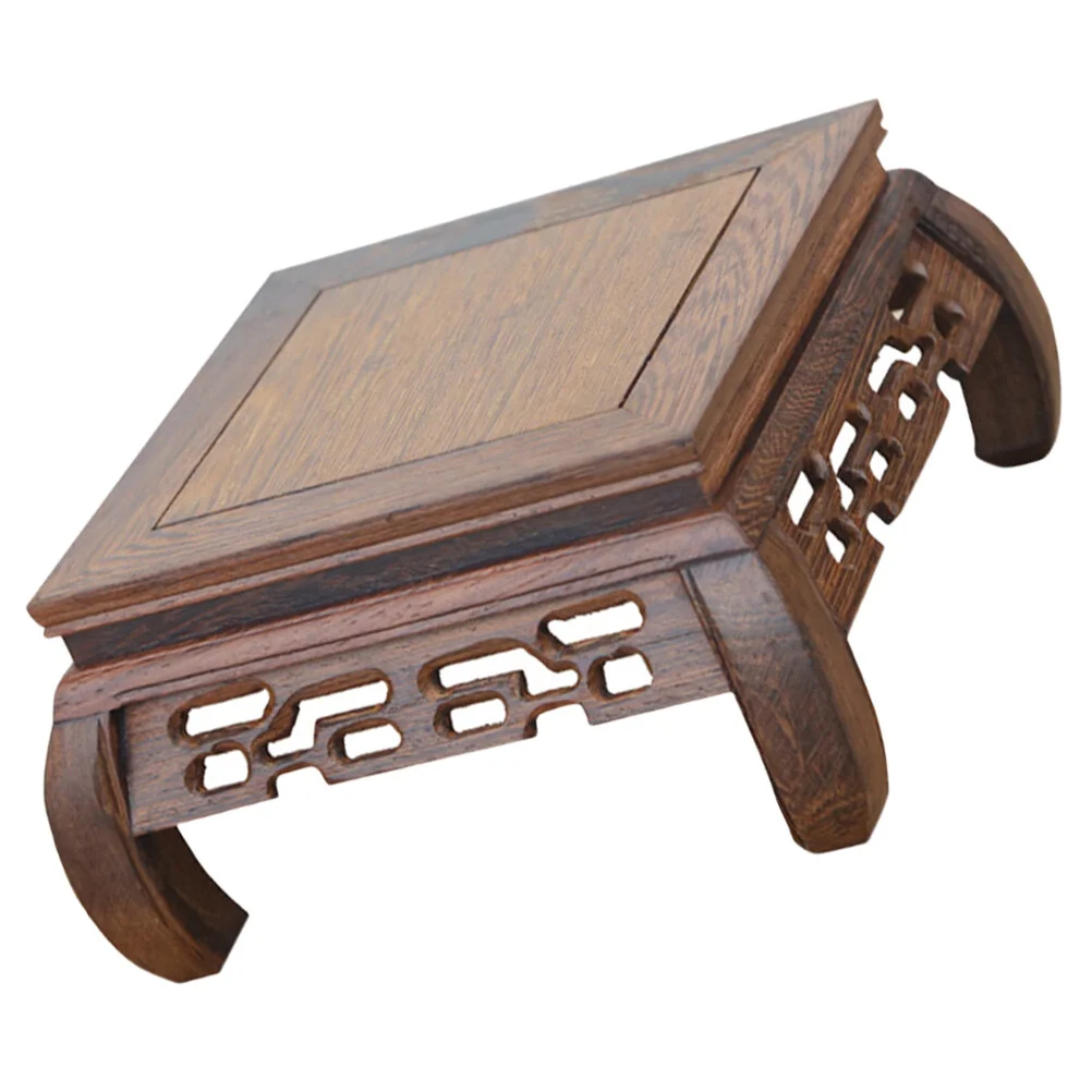 East Wood Bracket Pots Stand Small Storage Crafts Wooden Planter For Home Fish Bowl Riser Household Indoor Holder
East Wood Bracket Pots Stand Small Storage Crafts Wooden Planter For Home Fish Bowl Riser Household Indoor Holder