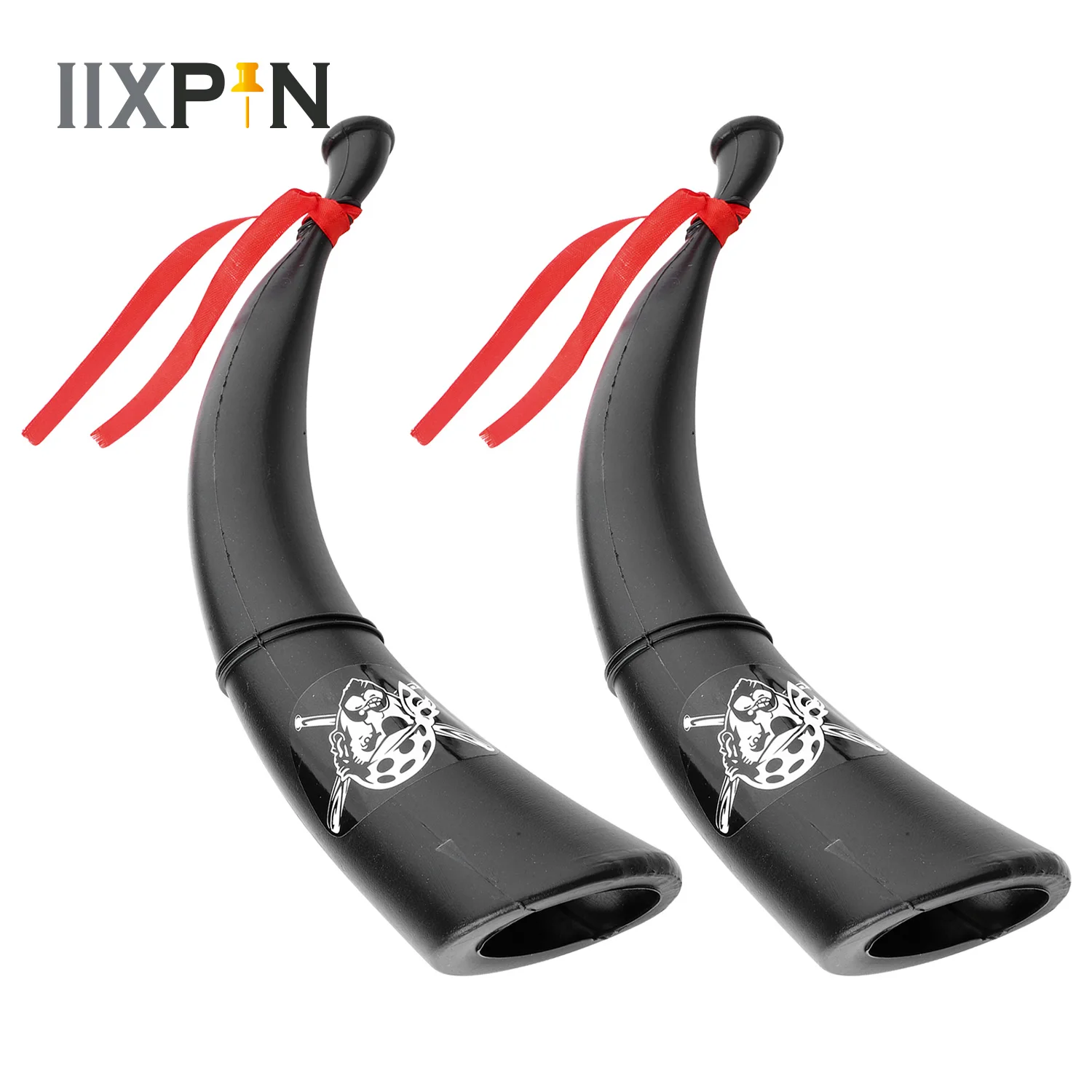 2Pcs Pirate Horn Halloween Masquerade Props Plastic Accessories Sailor Horn Funny Props for Cosplay Costume
2Pcs Pirate Horn Halloween Masquerade Props Plastic Accessories Sailor Horn Funny Props for Cosplay Costume