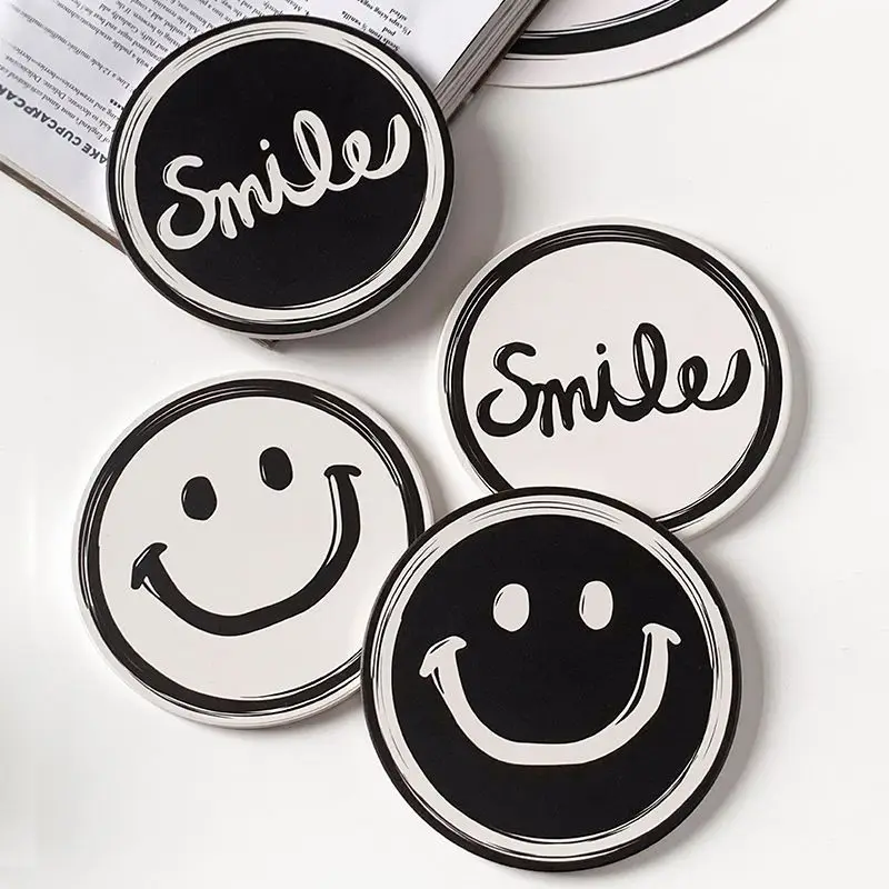 Korean Original Round Smiley Face Absorbent Insulation Mat Home Office Coaster Pot Mat Table Mat Desktop Decoration
Korean Original Round Smiley Face Absorbent Insulation Mat Home Office Coaster Pot Mat Table Mat Desktop Decoration