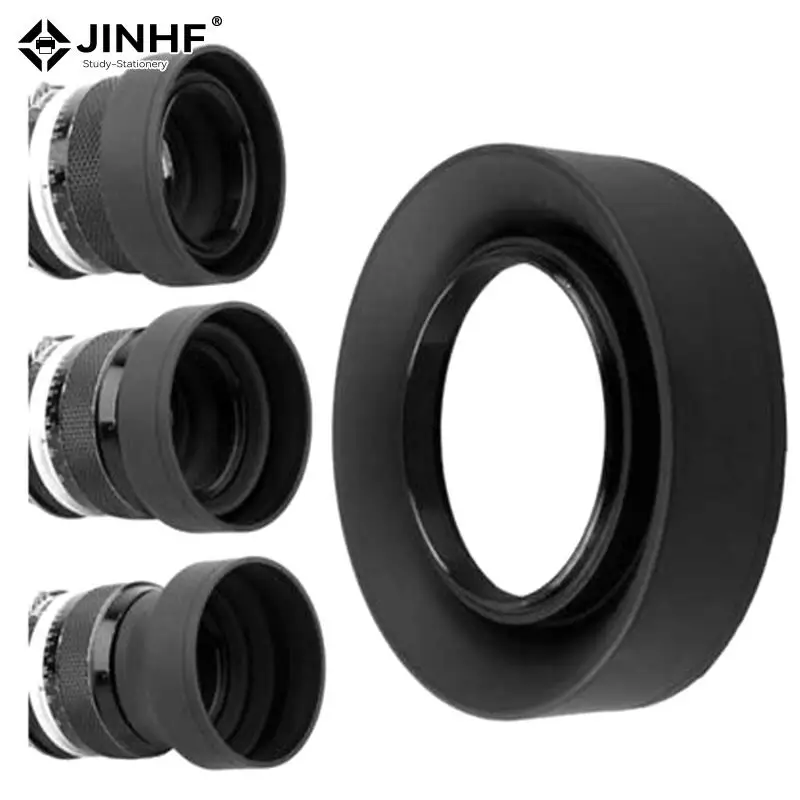 3-Stage 3 In1 Collapsible Rubber Foldable Lens Hood Suit For Canon Nikon DSIR Lens Camera Accessories 49/52/55/58/62/67/72/77mm
3-Stage 3 In1 Collapsible Rubber Foldable Lens Hood Suit For Canon Nikon DSIR Lens Camera Accessories 49/52/55/58/62/67/72/77mm