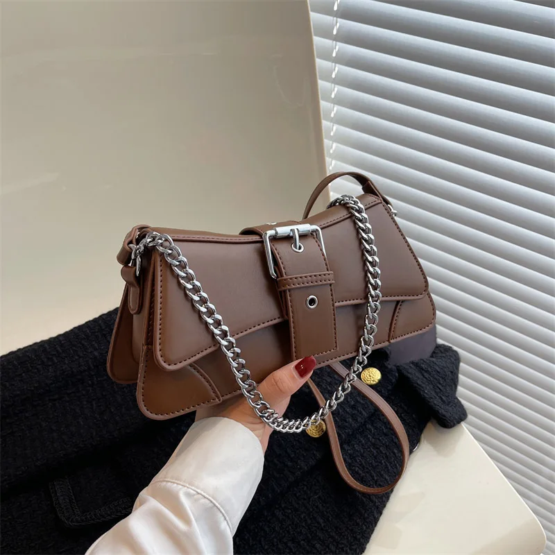 Solid color Women Chain Shoulder Side Bag Small PU Leather Handbag And Wallet Vintage Lady Flap Crossbody Sling Bag
Solid color Women Chain Shoulder Side Bag Small PU Leather Handbag And Wallet Vintage Lady Flap Crossbody Sling Bag