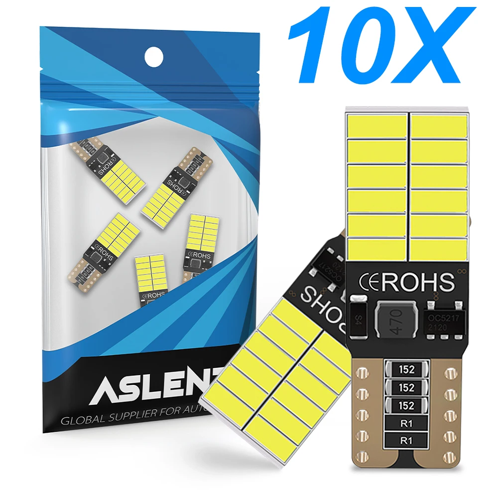 10pcs IC T10 LED Bulb Canbus 5W5 Car W5W LED Signal Light 12V 6000K Auto Wedge Side Interior Dome Reading Lamps 4014 24SMD White
10pcs IC T10 LED Bulb Canbus 5W5 Car W5W LED Signal Light 12V 6000K Auto Wedge Side Interior Dome Reading Lamps 4014 24SMD White