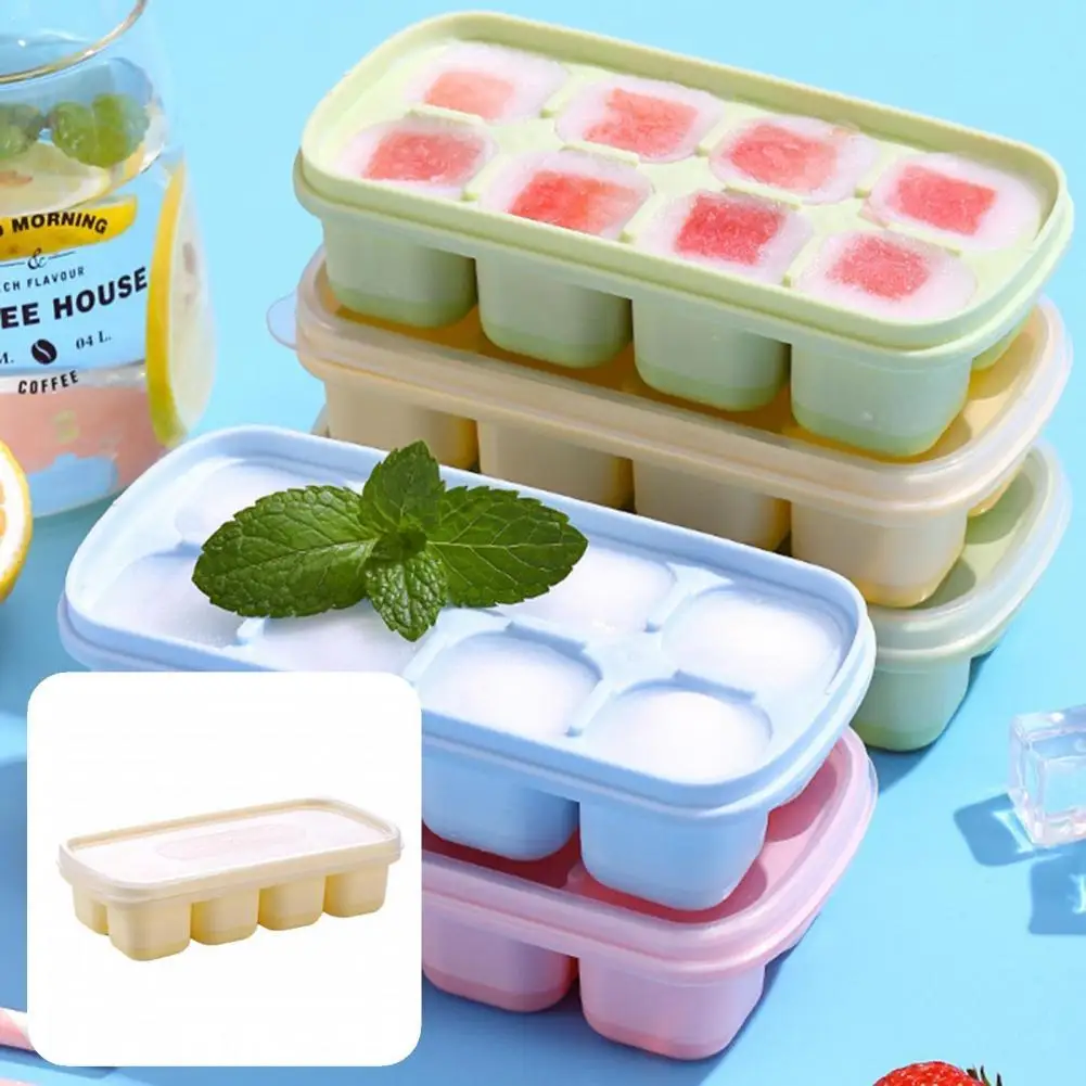 Ice Cube Tray Attractive Lightweight Soft Removable Lid Ice Making Mold for Summer Ice Container Ice Cube Tray
Ice Cube Tray Attractive Lightweight Soft Removable Lid Ice Making Mold for Summer Ice Container Ice Cube Tray