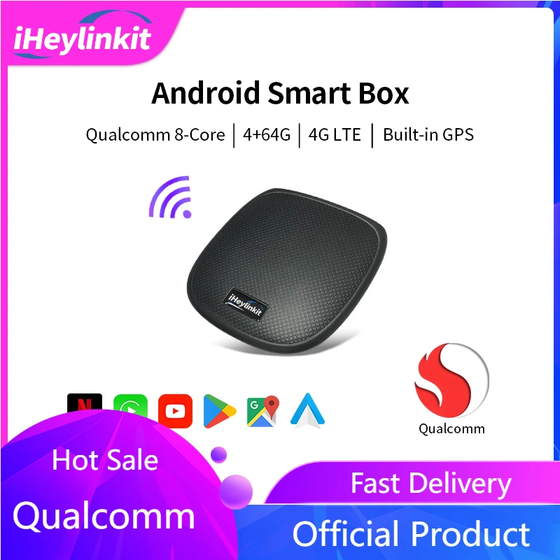 iHeylinkit UX999 Wireless Android Auto Apple CarPlay Dongle Touch Control YouTube Google Map Netflix Car Radio Multimedia Player
iHeylinkit UX999 Wireless Android Auto Apple CarPlay Dongle Touch Control YouTube Google Map Netflix Car Radio Multimedia Player
