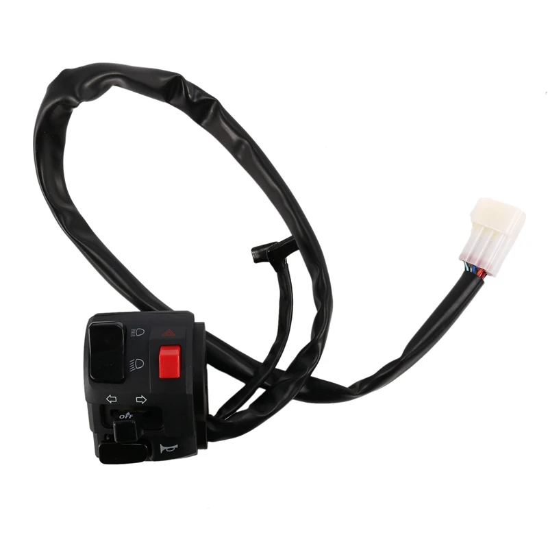 Motorcycle 7/8Inch 8Pins Handlebar Control Horn Turn Signal Light Hi/Lo Beam Left Switch DC 12V
Motorcycle 7/8Inch 8Pins Handlebar Control Horn Turn Signal Light Hi/Lo Beam Left Switch DC 12V