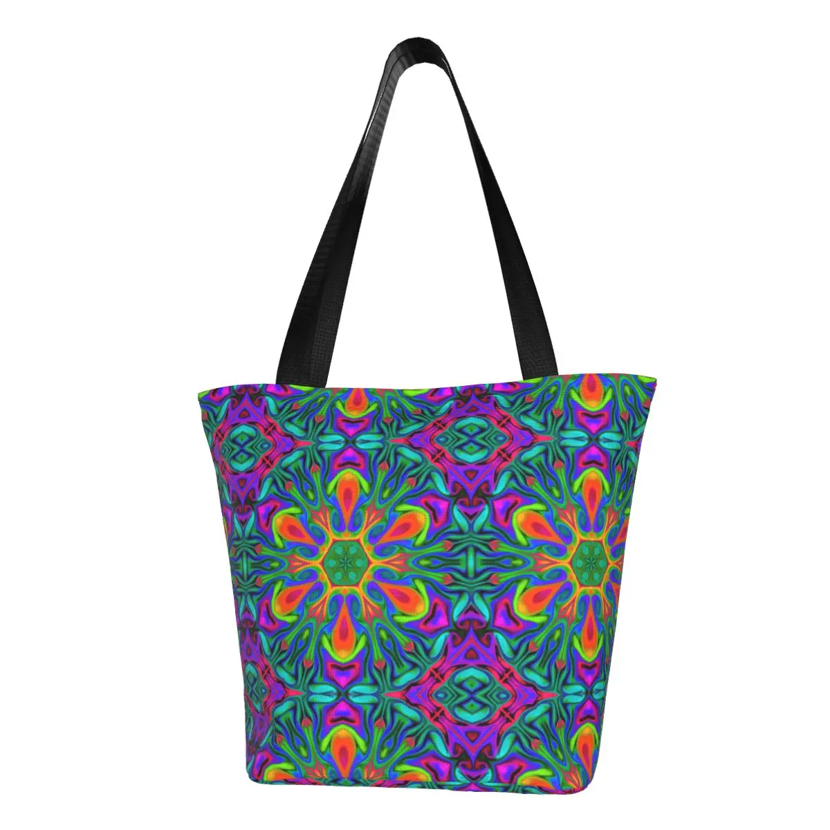 Psychedelic Hippie Shopper Bag Flower Rainbow Handbags Student Print Tote Bag Aesthetic Polyester Streetwear Shoulder Bag
Psychedelic Hippie Shopper Bag Flower Rainbow Handbags Student Print Tote Bag Aesthetic Polyester Streetwear Shoulder Bag