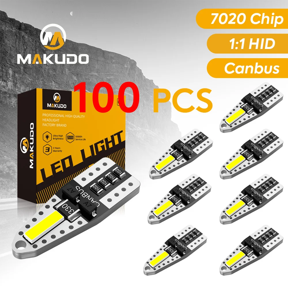 MAKUDO 100 шт. T10 W5W 194 168 7020 SMD светодиодный лампочка для автомобиля интерьер автомобиля строгая лампа для чтения Canbus 6000K белая Автомобильная строчка лампочки 12 В постоянного тока
MAKUDO 100 шт. T10 W5W 194 168 7020 SMD светодиодный лампочка для автомобиля интерьер автомобиля строгая лампа для чтения Canbus 6000K белая Автомобильная строчка лампочки 12 В постоянного тока