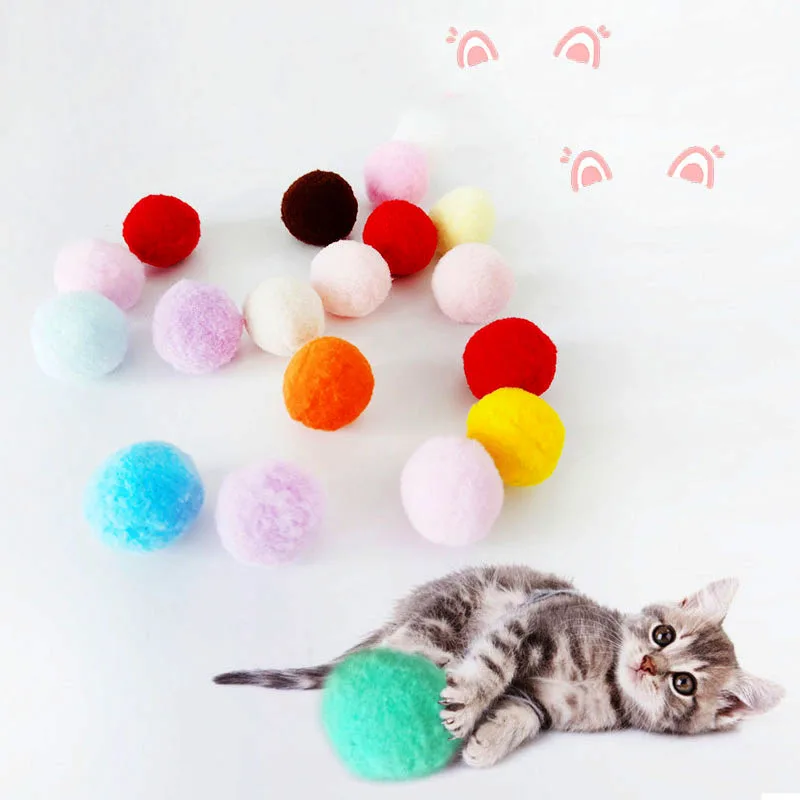 10-100 шт., плюшевые игрушки для кошек, диаметр 3 см
10-100 шт., плюшевые игрушки для кошек, диаметр 3 см