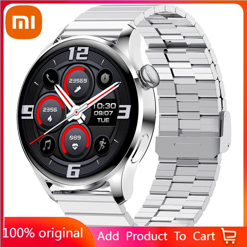 Xiaomi Smart watch Men Stainless Steel Bluetooth Call Reloj Inteligente Hombre Smartwatch For Apple Huawei Android IOS Phone
Xiaomi Smart watch Men Stainless Steel Bluetooth Call Reloj Inteligente Hombre Smartwatch For Apple Huawei Android IOS Phone