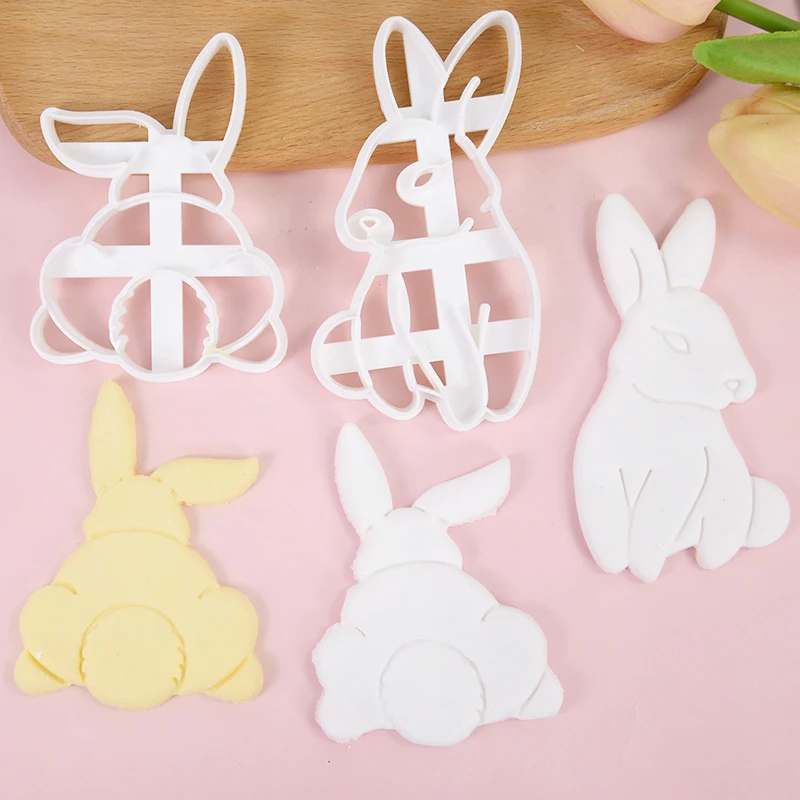 Easter Bunny Cookie Cutter Cute Rabbit Biscuit Mould Cookie Stamp Plastic Baking Molds Party Home Ktichen Cake Decorating Tools 
Easter Bunny Cookie Cutter Cute Rabbit Biscuit Mould Cookie Stamp Plastic Baking Molds Party Home Ktichen Cake Decorating Tools