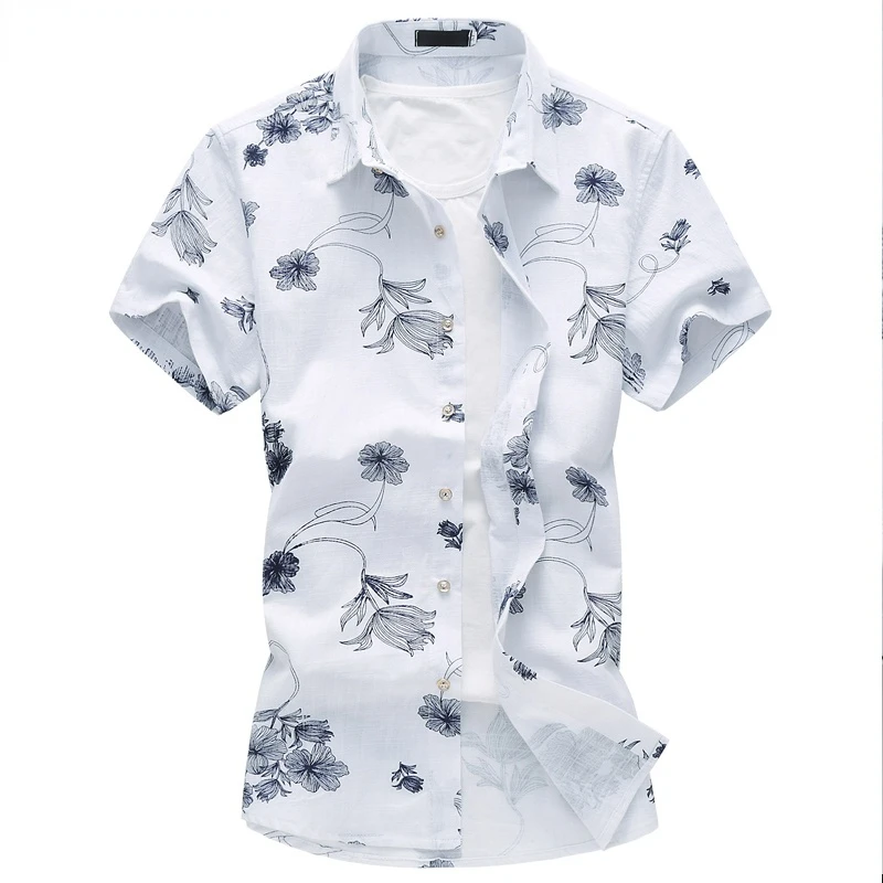 2022New New Men's Linen Shirt 2020 Fashion Casual Male Short Sleeve Flower Shirt Large Size Brand Men's Clothing 5XL 6XL
2022New New Men's Linen Shirt 2020 Fashion Casual Male Short Sleeve Flower Shirt Large Size Brand Men's Clothing 5XL 6XL