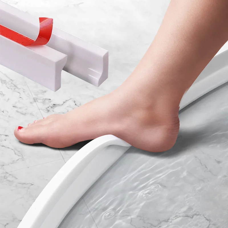 1M-3M Silicone Shower Barrier Bathroom Water Stopper Water Barrier Retaining Strip Dry and Wet Separation Door Sealing Strip
1M-3M Silicone Shower Barrier Bathroom Water Stopper Water Barrier Retaining Strip Dry and Wet Separation Door Sealing Strip