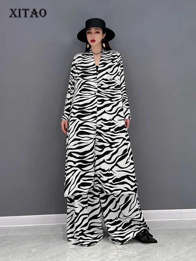 XITAO Casual Pants Sets Contrast Color Leopard Print Print Two Piece Sets Long Bandage V-neck Top Wide Leg Pants WMD5189
XITAO Casual Pants Sets Contrast Color Leopard Print Print Two Piece Sets Long Bandage V-neck Top Wide Leg Pants WMD5189