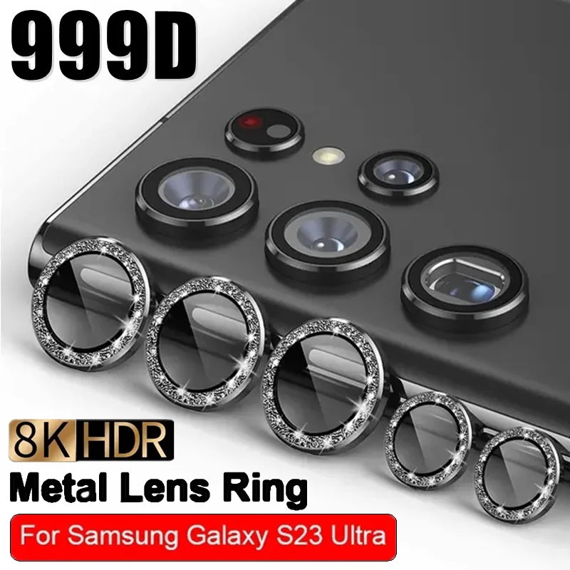 Metal Diamond Camera Lens Protector Glass for Samsung S23 Ultra S23 Plus Full Cover Lens Protector Ring for Galaxy S22 Ultra
Metal Diamond Camera Lens Protector Glass for Samsung S23 Ultra S23 Plus Full Cover Lens Protector Ring for Galaxy S22 Ultra