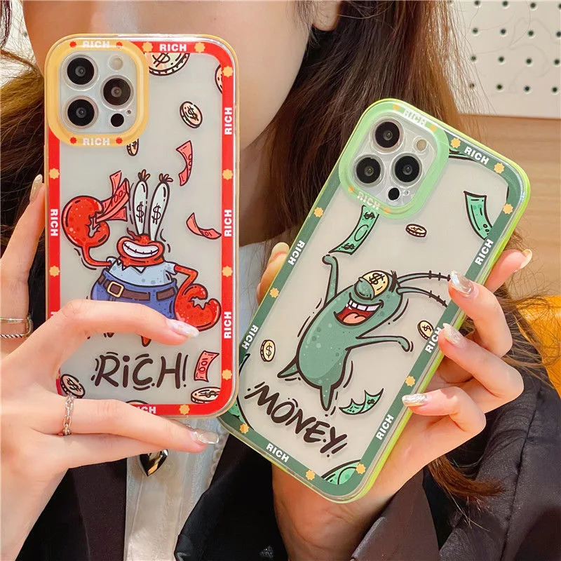 SpongeBob SquarePants Crab Boss Phone Cases For iPhone 13 12 11 Pro Max Mini XR XS MAX 8 X 7 SE Back Cover
SpongeBob SquarePants Crab Boss Phone Cases For iPhone 13 12 11 Pro Max Mini XR XS MAX 8 X 7 SE Back Cover