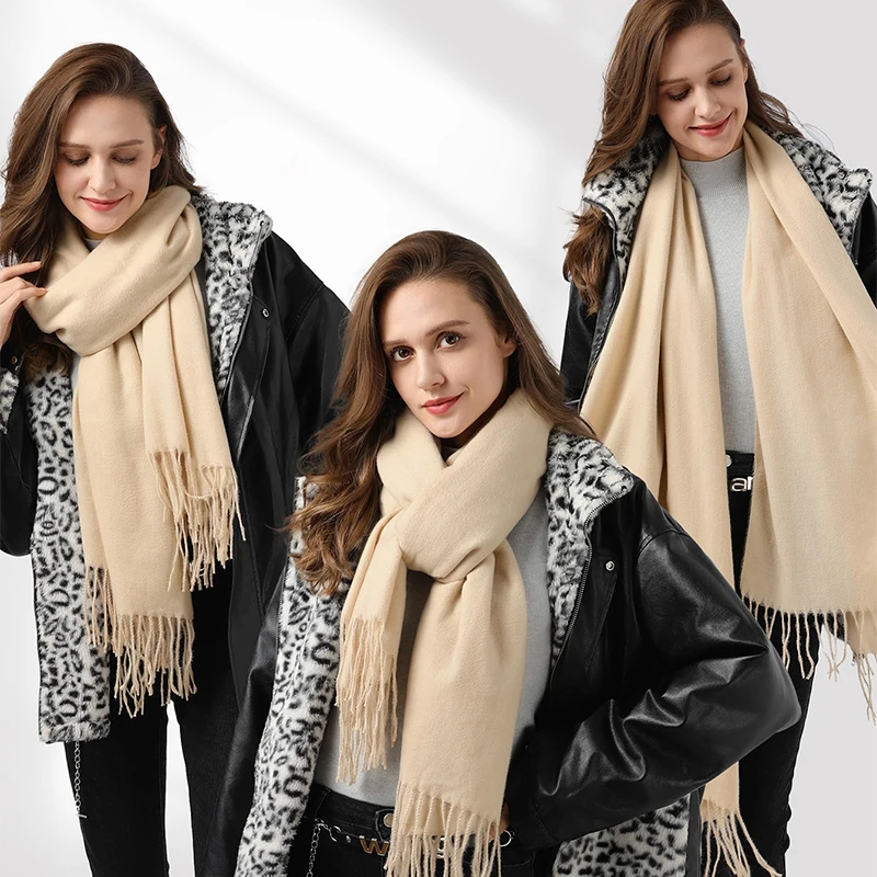Модный роскошный женский кашемировый шарф, зимняя шаль, мягкая однотонная бандана, бандана с кисточками из пашмины, утепленное теплое одеяло, шейный платок
Модный роскошный женский кашемировый шарф, зимняя шаль, мягкая однотонная бандана, бандана с кисточками из пашмины, утепленное теплое одеяло, шейный платок