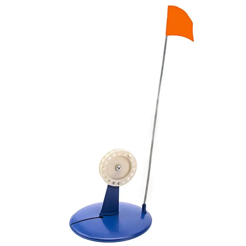 Tip Ups Ice Fishing Winter Ice Fishing Rod Tip Up with Flag Pole and Dragon Wire Portable Fishing Tackle Winter Fishing Tool 
Tip Ups Ice Fishing Winter Ice Fishing Rod Tip Up with Flag Pole and Dragon Wire Portable Fishing Tackle Winter Fishing Tool