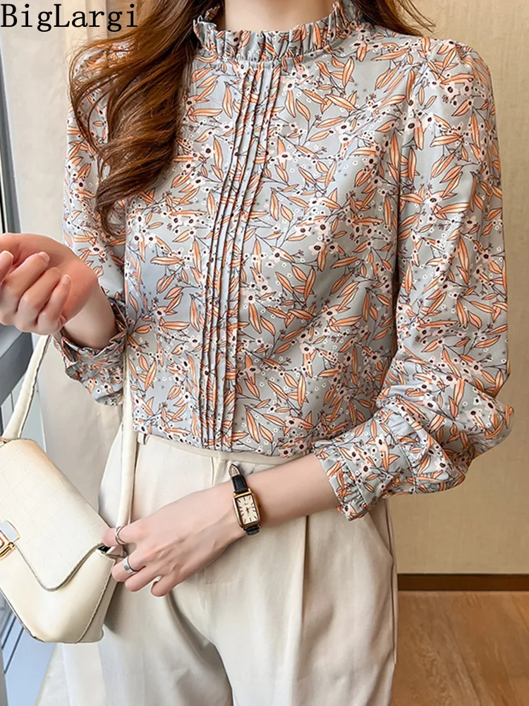 Spring Summer Women's Blouses New chic printing ladies shirts Long Sleeve Shirts Tops Blusas Mujer
Spring Summer Women's Blouses New chic printing ladies shirts Long Sleeve Shirts Tops Blusas Mujer