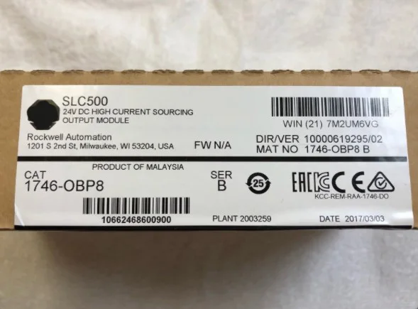New Original In BOX 1746-OBP8 1746OBP8 {Warehouse stock} 1 Year Warranty Shipment within 24 hours
New Original In BOX 1746-OBP8 1746OBP8 {Warehouse stock} 1 Year Warranty Shipment within 24 hours