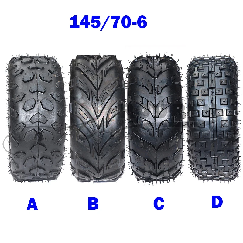 6 Inch ATV Tire 145/70-6 four wheel vehcile Fit for 50cc 70cc 110cc Small ATV Front Or Rear Wheels
6 Inch ATV Tire 145/70-6 four wheel vehcile Fit for 50cc 70cc 110cc Small ATV Front Or Rear Wheels