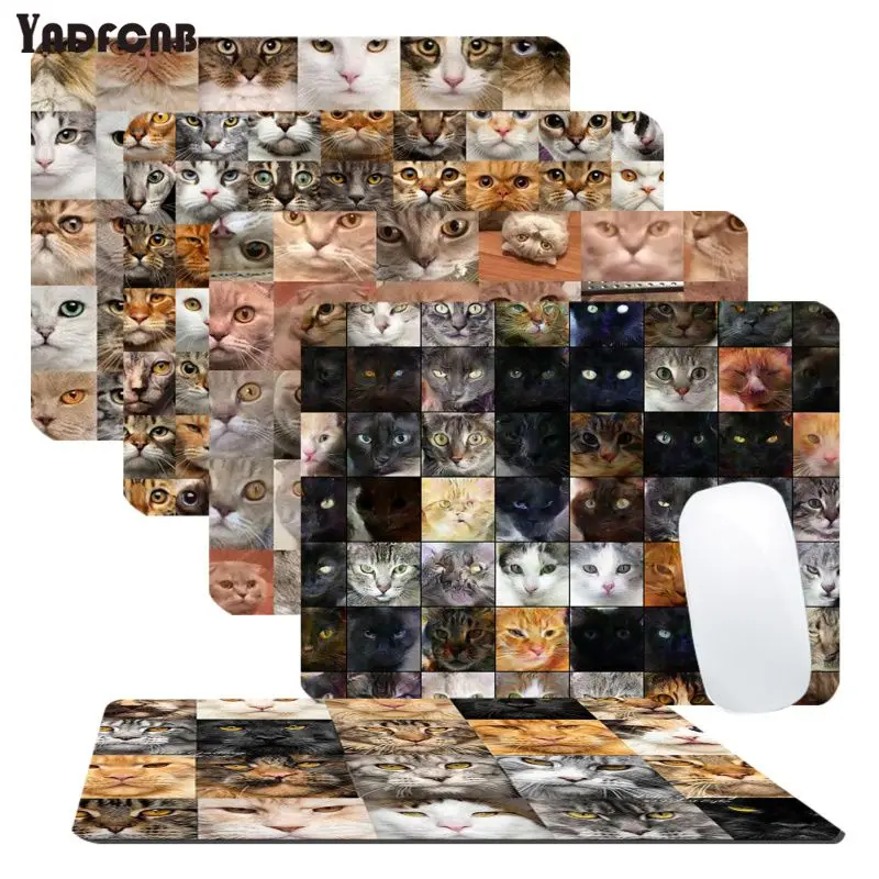 YNDFCNB Top Quality Funny Cats Face small Mouse pad PC Computer mat Top Selling Wholesale Gaming Pad mouse
YNDFCNB Top Quality Funny Cats Face small Mouse pad PC Computer mat Top Selling Wholesale Gaming Pad mouse