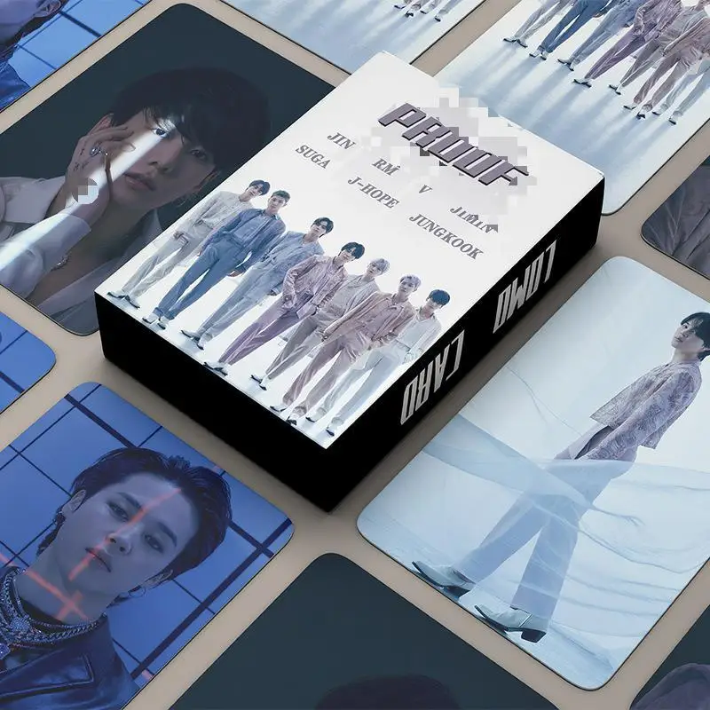 55/set KPOP bangtan boys new album PROOF Goo Goo Card LOMO Card High Quality Photo Card Postcard Random Card Gifts SUGA JIMIN RM
55/set KPOP bangtan boys new album PROOF Goo Goo Card LOMO Card High Quality Photo Card Postcard Random Card Gifts SUGA JIMIN RM