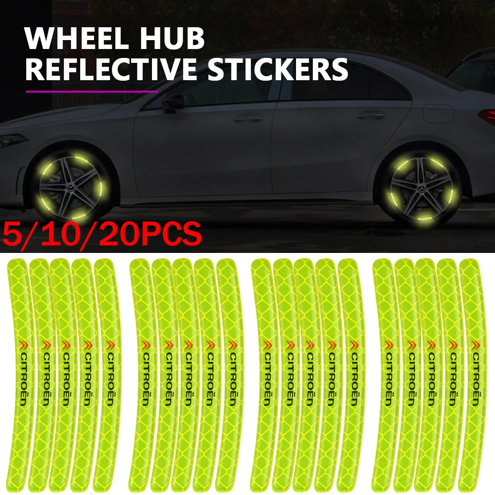 5/10/20PCS Car Rim Decoration Sticker Reflective Wheel Hub Decal for Citroen C3-XR Saxo C1 C2 C3 C4 C4L C5 C6 C8 DS6 DS7 VTS DS3
5/10/20PCS Car Rim Decoration Sticker Reflective Wheel Hub Decal for Citroen C3-XR Saxo C1 C2 C3 C4 C4L C5 C6 C8 DS6 DS7 VTS DS3