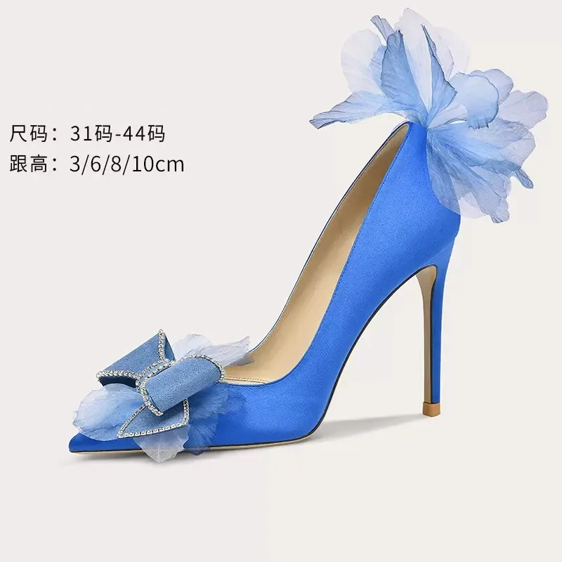 Spring and Summer New Pointed Suede Flower Fashion Single Shoes Slim High Heel Party Dress Versatile Large and Small Women Shoes
Spring and Summer New Pointed Suede Flower Fashion Single Shoes Slim High Heel Party Dress Versatile Large and Small Women Shoes