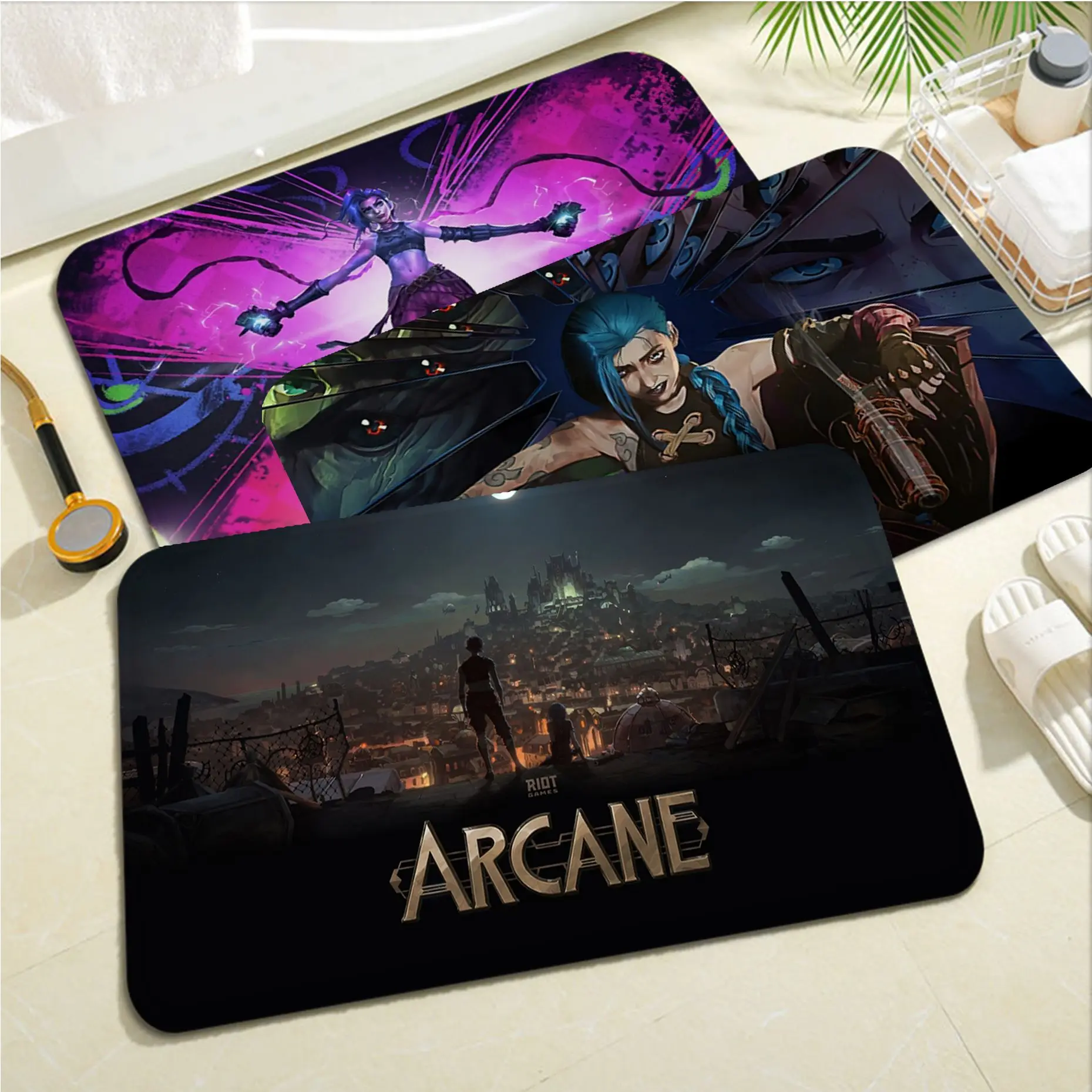 Arcane:League Of Legends Floor Mat Non-Slip Laundry Room Mat Laundry Decor Balcony Child Living Room Doormat Area Rug
Arcane:League Of Legends Floor Mat Non-Slip Laundry Room Mat Laundry Decor Balcony Child Living Room Doormat Area Rug