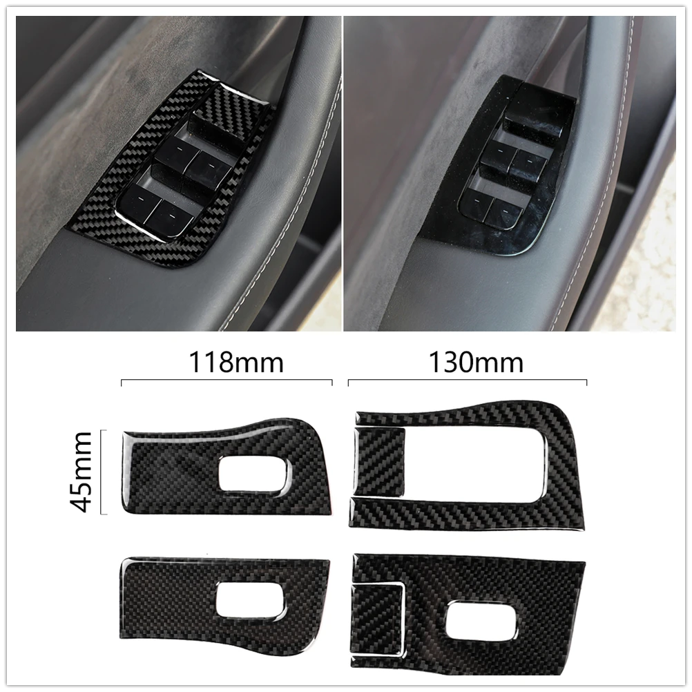 Carbon Fiber Window Lift Switch Panel Cover Trim Sticker For Tesla Model 3 2017-2022
Carbon Fiber Window Lift Switch Panel Cover Trim Sticker For Tesla Model 3 2017-2022