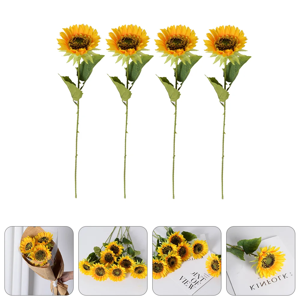 Sunflower Fake Bouquet Sunflowers Artificial Flower Flowers Decor Bridal Simulated Floral Crafts Centerpiece Silk Table
Sunflower Fake Bouquet Sunflowers Artificial Flower Flowers Decor Bridal Simulated Floral Crafts Centerpiece Silk Table