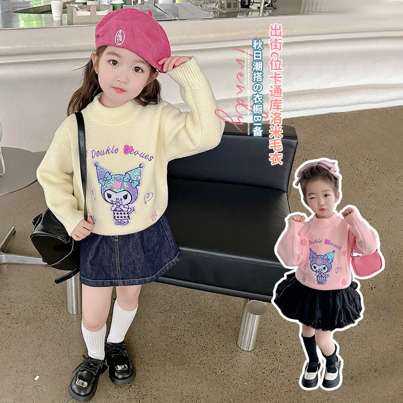 Детский осенне-зимний трикотажный свитер для девочек
Детский осенне-зимний трикотажный свитер для девочек