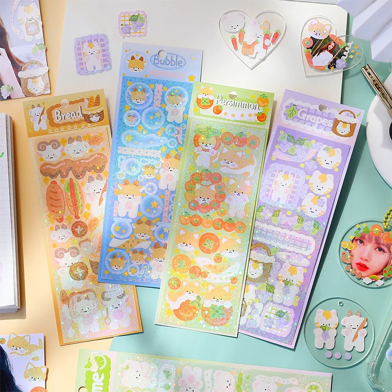 Seven points cute series hand account stickers cute cartoon Korean style stickers stickers stickers card material paper waterpro
Seven points cute series hand account stickers cute cartoon Korean style stickers stickers stickers card material paper waterpro