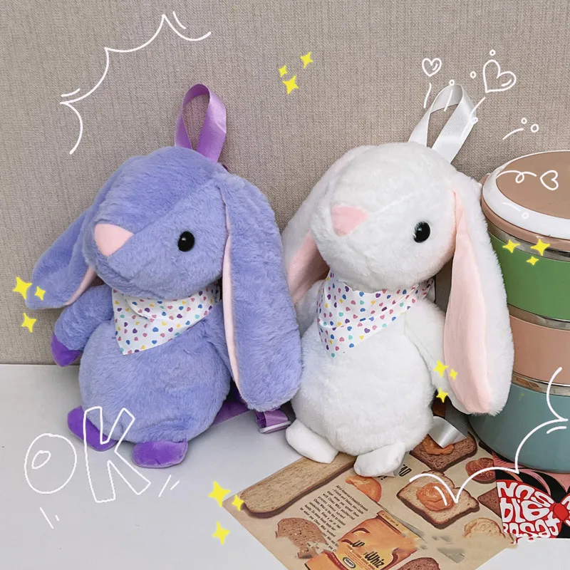 New girl cute bunny plush doll backpack children cute rabbit doll shoulder bag gift
New girl cute bunny plush doll backpack children cute rabbit doll shoulder bag gift
