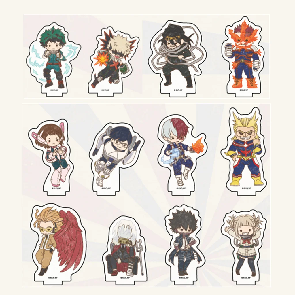 Anime My Hero Academia Mini Figures Doll Toga Himiko Todoroki Shouto Dabi Acrylic Stands Model Cosplay Toy for Gift
Anime My Hero Academia Mini Figures Doll Toga Himiko Todoroki Shouto Dabi Acrylic Stands Model Cosplay Toy for Gift
