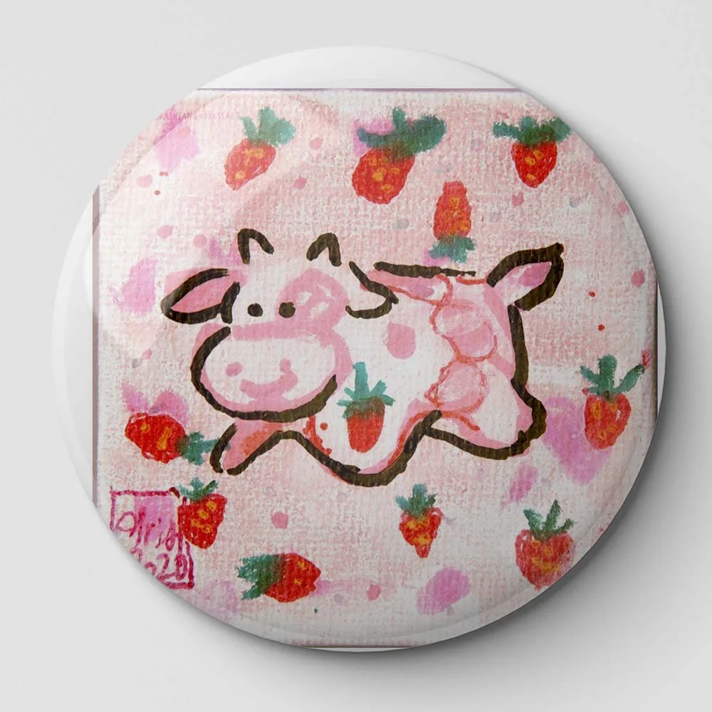 Love It When You Moo My Name Strawberry Cow Soft Button Pin Customizable Hat Lapel Pin Cartoon Fashion Collar Gift Lover Women
Love It When You Moo My Name Strawberry Cow Soft Button Pin Customizable Hat Lapel Pin Cartoon Fashion Collar Gift Lover Women