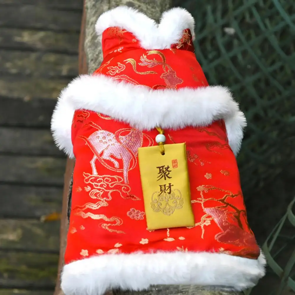 Chinese Style Dog Clothes Pets Clothes Festive Pendant Decoration Fashion Print Skin-touch Elk Pattern Dress Up Cloth
Chinese Style Dog Clothes Pets Clothes Festive Pendant Decoration Fashion Print Skin-touch Elk Pattern Dress Up Cloth