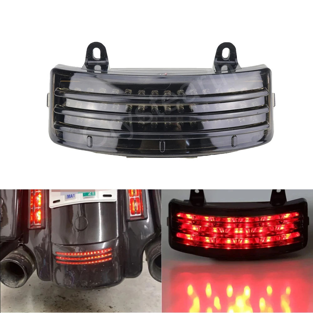 For Harley Touring Road Glide FLTRX Street Glide FLHX 2014 2015 2016 2017 18 Tri-Bar LED Tail Brake Light Rear Fender Tip Light
For Harley Touring Road Glide FLTRX Street Glide FLHX 2014 2015 2016 2017 18 Tri-Bar LED Tail Brake Light Rear Fender Tip Light