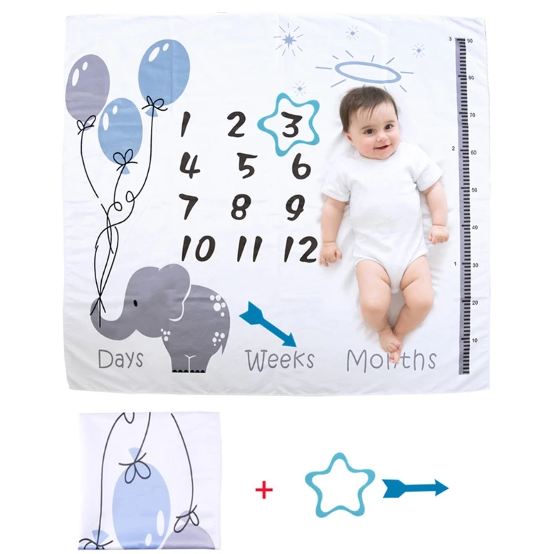 1 Set Baby Monthly Record Growth Milestone Blanket Newborn Photography Props Accessories Cartoon Printing Background
1 Set Baby Monthly Record Growth Milestone Blanket Newborn Photography Props Accessories Cartoon Printing Background