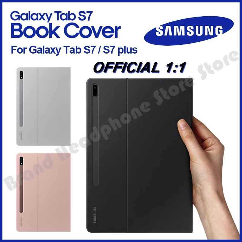 Official 1:1 Samsung Book Cover Stand Magnetic Flip Cover Automatic Sleep Wake CASE for Galaxy Tab S7/S7 Plus /S7+ /S7 FE
Official 1:1 Samsung Book Cover Stand Magnetic Flip Cover Automatic Sleep Wake CASE for Galaxy Tab S7/S7 Plus /S7+ /S7 FE