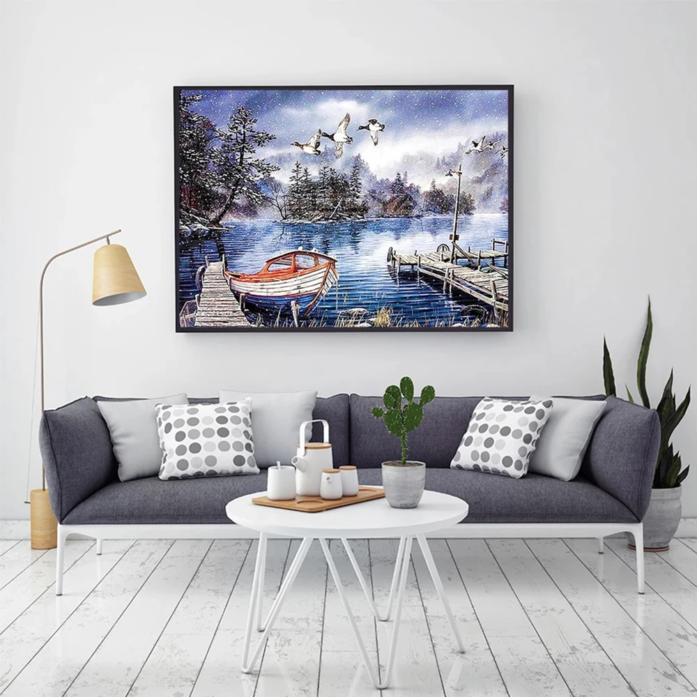 Diamond Painting Lake River Cross Stitch Diamond Embroidery Bridge Winter Landscape Mosaic Rhinestone Gift
Diamond Painting Lake River Cross Stitch Diamond Embroidery Bridge Winter Landscape Mosaic Rhinestone Gift